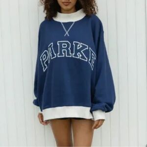 NEW SOLD OUT PARKE COASTAL VARSITY MOCKNECK NAVY